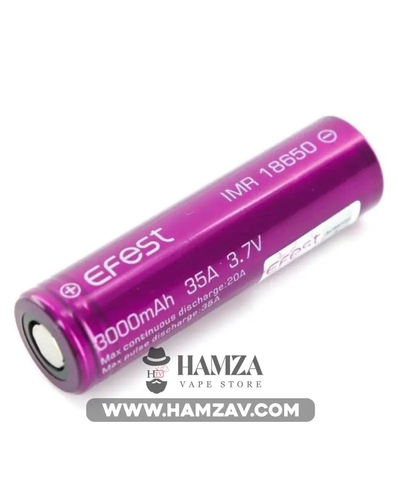 Efest Inr 18650 3000Mah Battery - Accessories