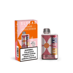 Elf Bar Disposable Te 6000 Puffs Juicy Peach - ايلف بار تي ٦٠٠٠ ديسبوزابل خوخ