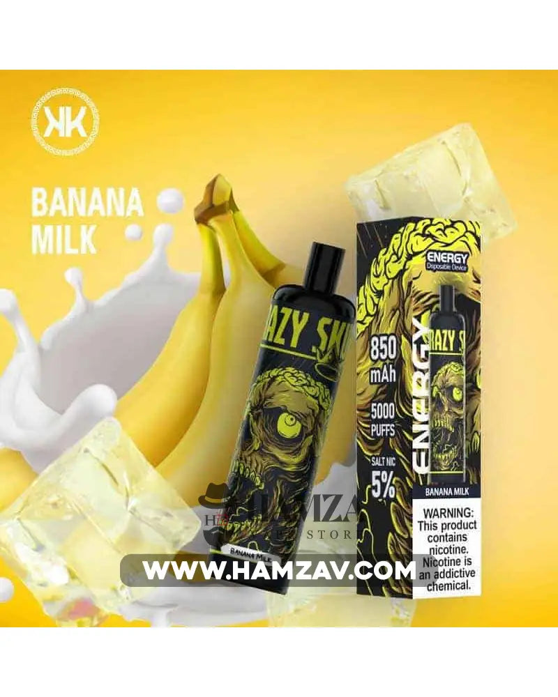 Energy Disposable 5000 Puffs Banana Milk -