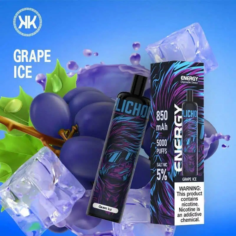 Energy Disposable Grape Ice -