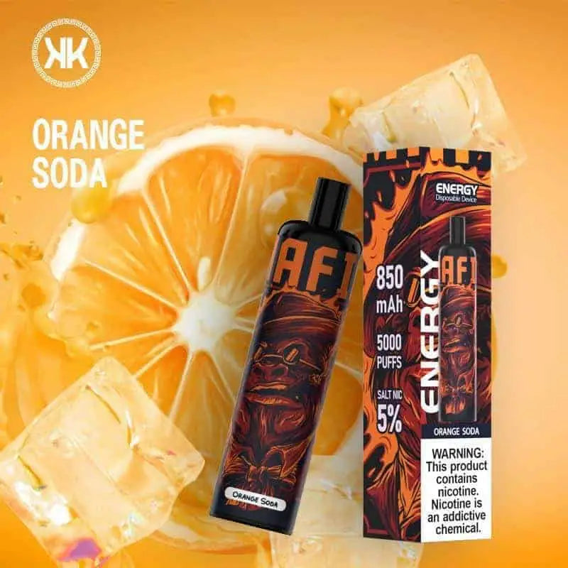 Energy Disposable Orange Soda Ice -
