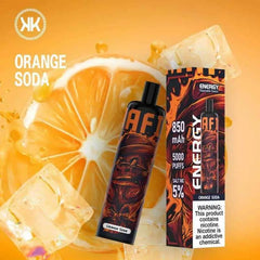 Energy Disposable Orange Soda Ice -