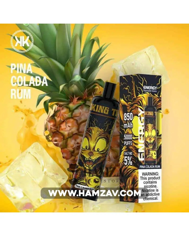 Energy Disposable Pina Colada Rum Ice -