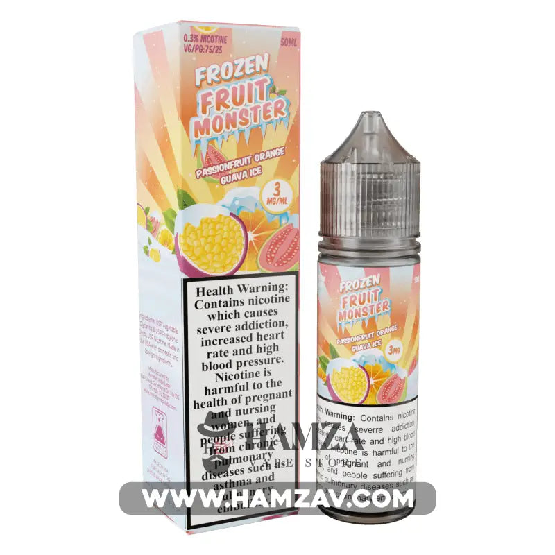 Fruit Monster Frozen Passionfruit Orange Guava - Premium Liquid