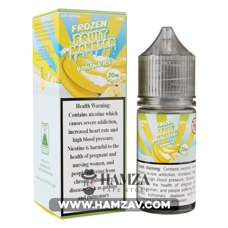 Fruit Monster Frozen Saltnic Banana - Premium Liquid