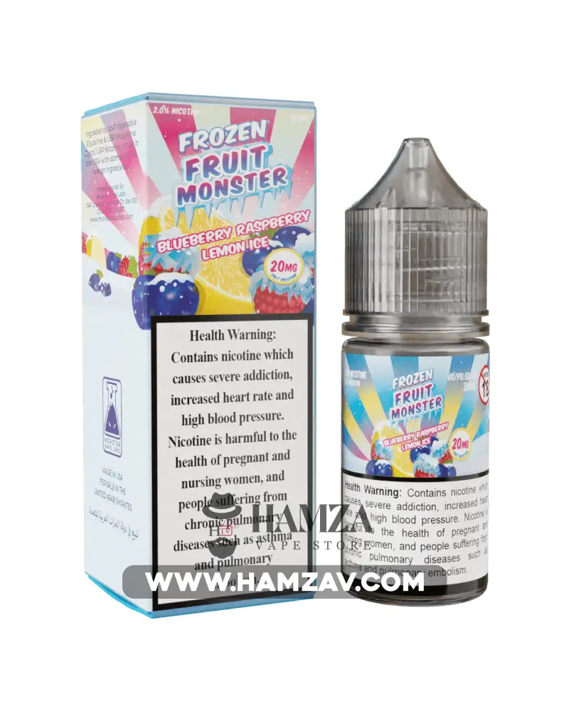 Fruit Monster Frozen Saltnic Blueberry Raspberry Lemon - Premium Liquid