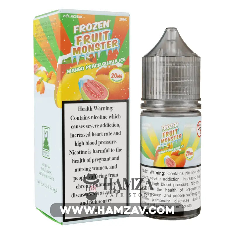 Fruit Monster Frozen Saltnic Mango Peach Guava - Premium Liquid