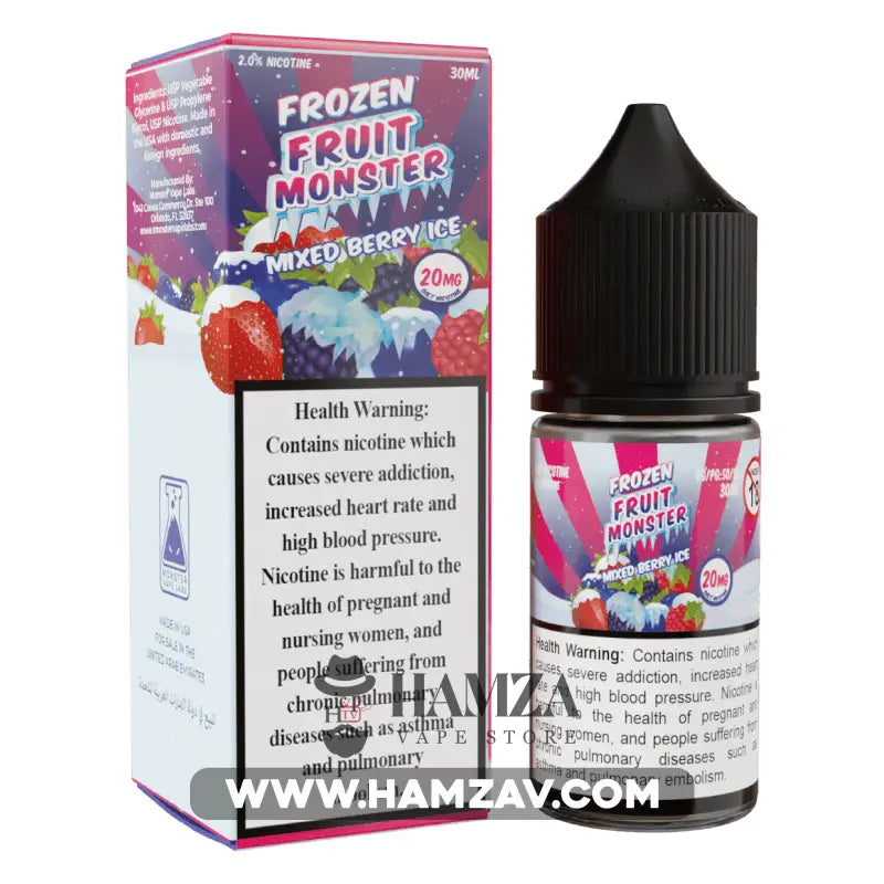 Fruit Monster Frozen Saltnic Mixed Berry - Premium Liquid