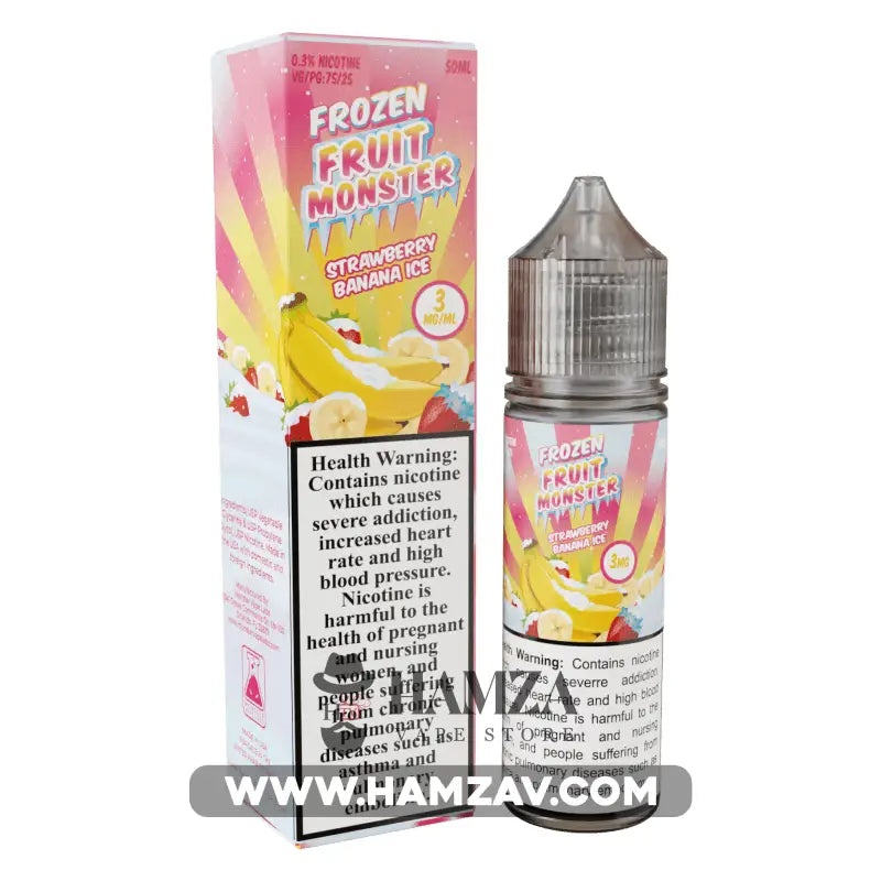 Fruit Monster Frozen Strawberry Banana - Premium Liquid