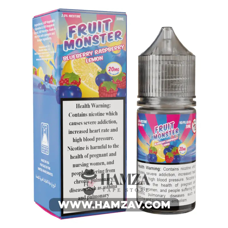 Fruit Monster Saltnic Blueberry Raspberry Lemon - Premium Liquid