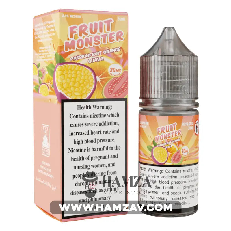 Fruit Monster Saltnic Passionfruit Orange Guava - Premium Liquid