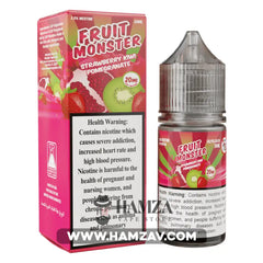 Fruit Monster Saltnic Strawberry Kiwi Pomegranate - Premium Liquid