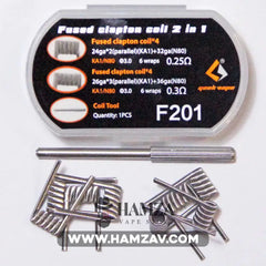 Geekvape Coils - Dl / F201 Fused Clapton 0.25/0.30