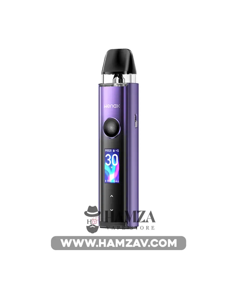 Geekvape Wenax Q Pro Pod - جييك فيب ويناكس كيو برو بود Luminous Purple Mtl Pods