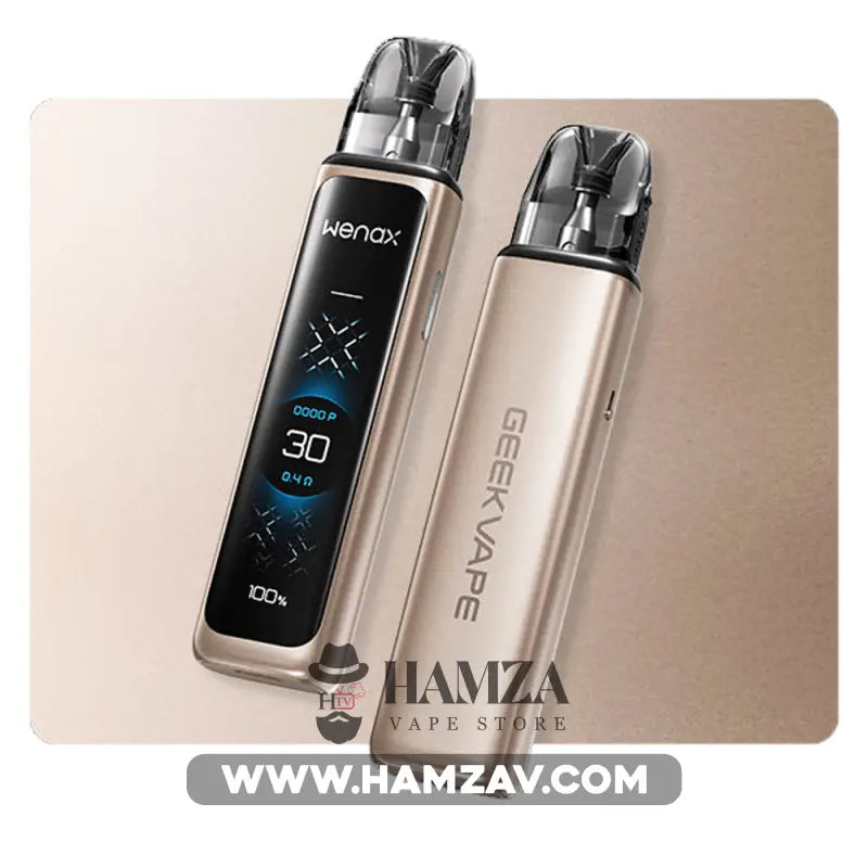 Geekvape Wenax Q ULTRA Pod - جييك فيب ويناكس كيو الترا بود Champagne Gold MTL Pods