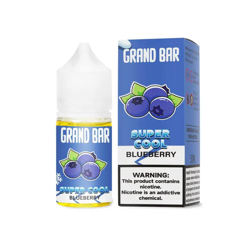Grand Bar Premium Liquid SaltNic Blueberry - جراند بار بريميم سولت بلوبيري Premium Liquid