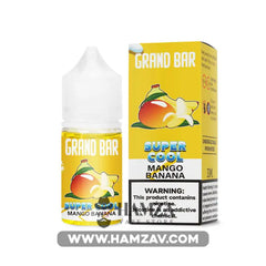 Grand Bar Premium Liquid SaltNic Mango Banana - جراند بار بريميم سولت مانجو موز Premium Liquid