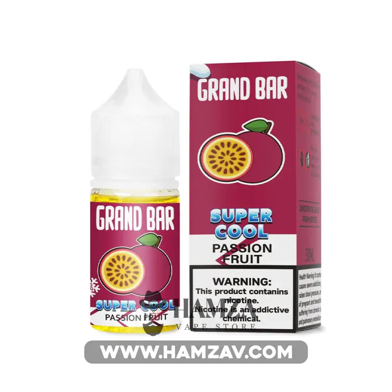 Grand Bar Premium Liquid SaltNic Passion Fruit - جراند بار بريميم سولت باشون فروت Premium Liquid