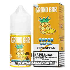 Grand Bar Premium Liquid SaltNic Super Cool Pineapple - جراند بار بريميم سولت سوبر كول اناناس Premium Liquid