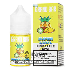 Grand Bar Premium Liquid SaltNic Super Cool Pineapple Kiwi - جراند بار بريميم سولت سوبر كول اناناس كيوي Premium Liquid