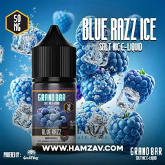 Grand Bar Saltnic Blue Razz Ice - جراند بار سولت توت ازرق ساقع Egyptian Liquid