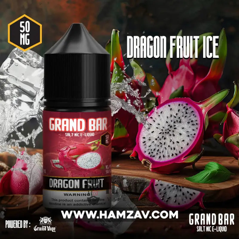 Grand Bar Saltnic Dragon Fruit Ice - جراند بار سولت دراجون فروت ساقع Egyptian Liquid