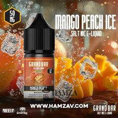 Grand Bar Saltnic Mango Peach Ice - جراند بار سولت مانجو خوخ ساقع Egyptian Liquid