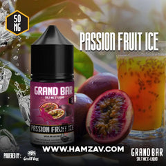 Grand Bar Saltnic Passion Fruit Ice - جراند بار سولت باشون فروت ساقع Egyptian Liquid