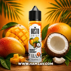 Gusto Eliquid Mango Coconut - جوستو ليكويد مانجو جوزهند - Egyptian Liquid