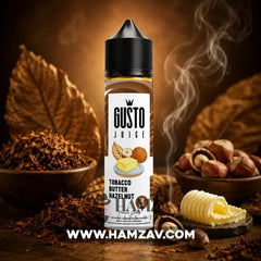 Gusto Eliquid Tobacco Butter Hazelnut - جوستو ليكويد توباكو زبدة بندق - Egyptian Liquid
