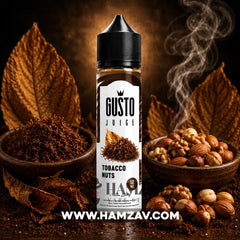 Gusto Eliquid Tobacco Nuts - جوستو ليكويد توباكو مكسرات - Egyptian Liquid
