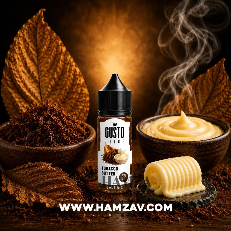 Gusto SaltNic Eliquid Tobacco Butter - جوستو ليكويد سولت نيكوتين توباكو زبدة - Egyptian Liquid