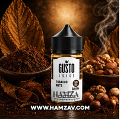 Gusto SaltNic Eliquid Tobacco Nuts - جوستو ليكويد سولت نيكوتين توباكو مكسرات - Egyptian Liquid