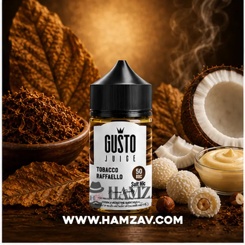 Gusto SaltNic Eliquid Tobacco Rafaello - جوستو ليكويد سولت نيكوتين توباكو رافايللو - Egyptian Liquid