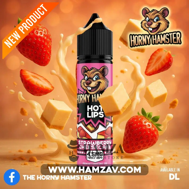 Horny Hamster E Juice Hot Lips - هورني هامستر هوت ليبس - Egyptian Liquid
