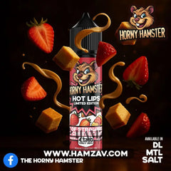 Horny Hamster E Juice Hot lips Limited Edition - هورني هامستر هوت ليبس ليمتد اديشن - Egyptian Liquid