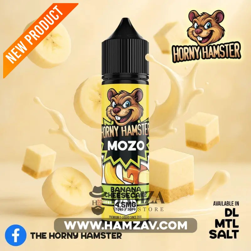 Horny Hamster E Juice Mozo - هورني هامستر موزو - Egyptian Liquid