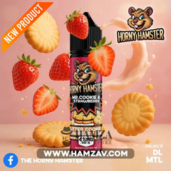 Horny Hamster E Juice Mr cookies & Strawberry - هورني هامستر مستر كوكيز فراولة - Egyptian Liquid