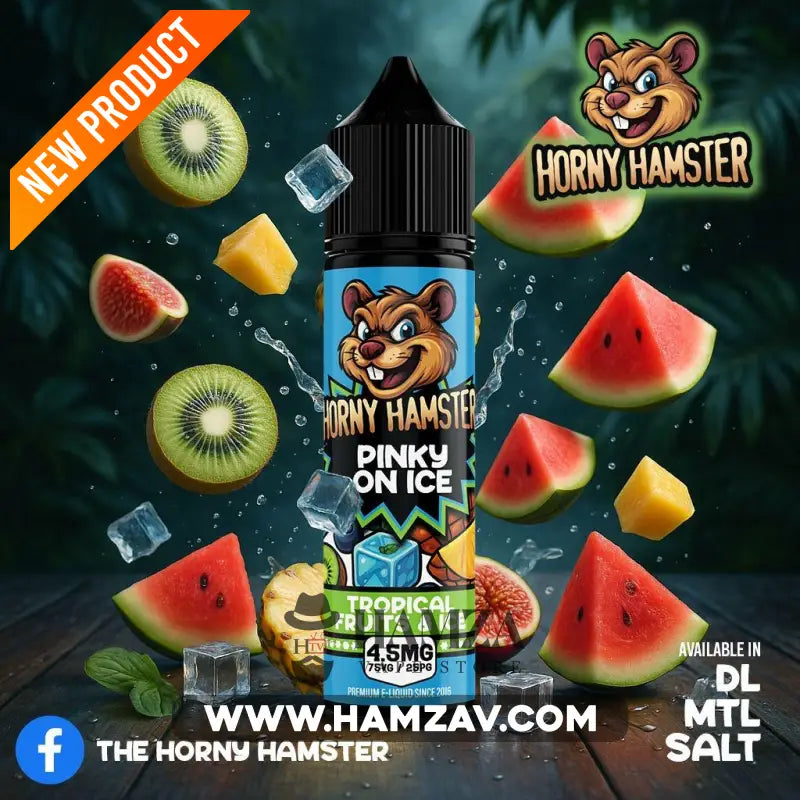 Horny Hamster E Juice Pinky On Ice - هورني هامستر بينكى أيس - Egyptian Liquid