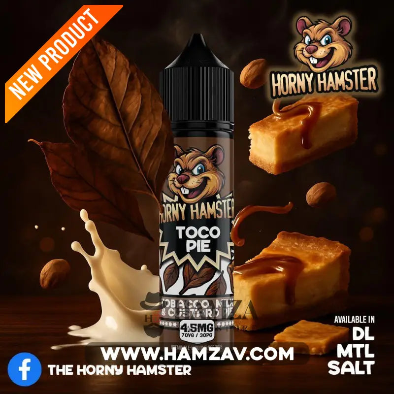 Horny Hamster E Juice Toco Pie - هورني هامستر توكو باى - Egyptian Liquid