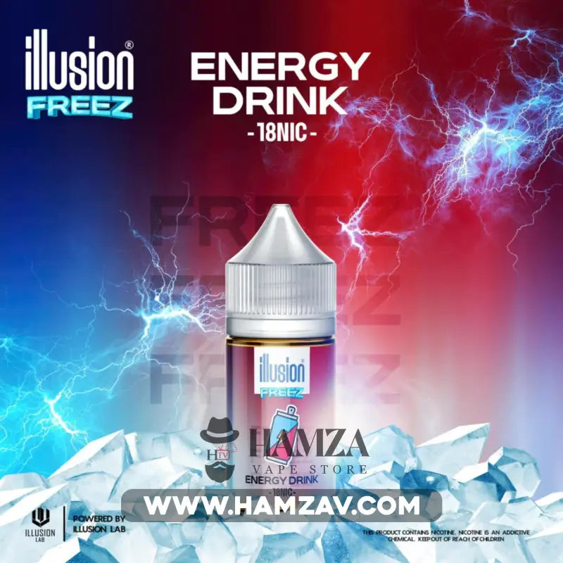 Illusion Freez Energy Drink - ايلوجن فريز مشروب الطاقة ساقع Egyptian Liquid