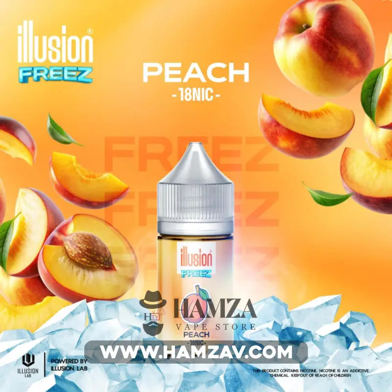 Illusion Freez Peach - ايلوجن فريز خوخ ساقع Egyptian Liquid