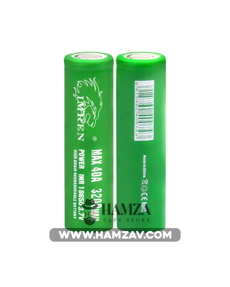 Imren Green 18650 3200Mah Battery - Accessories