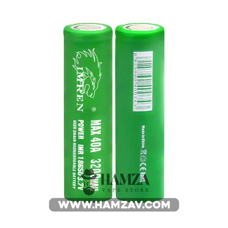 Imren Green 18650 3200Mah Battery - Accessories