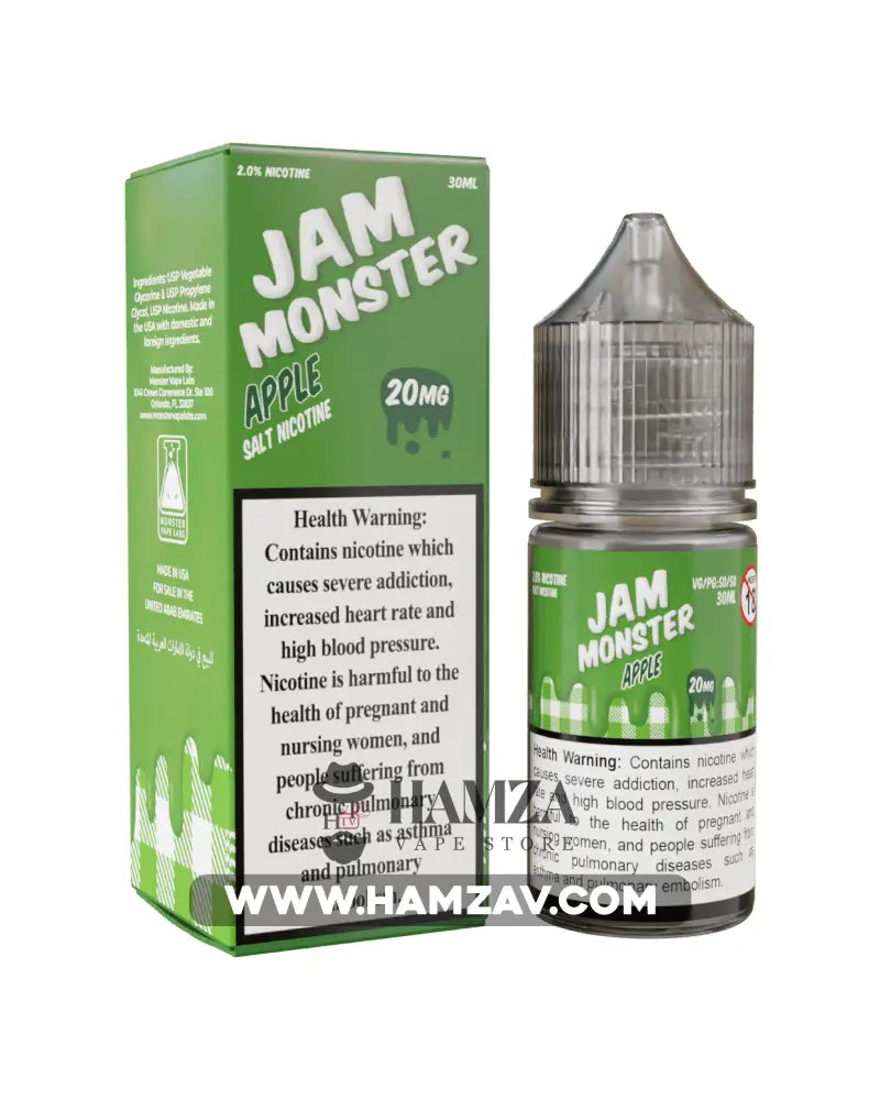 Jam Monster Saltnic Apple - Premium Liquid