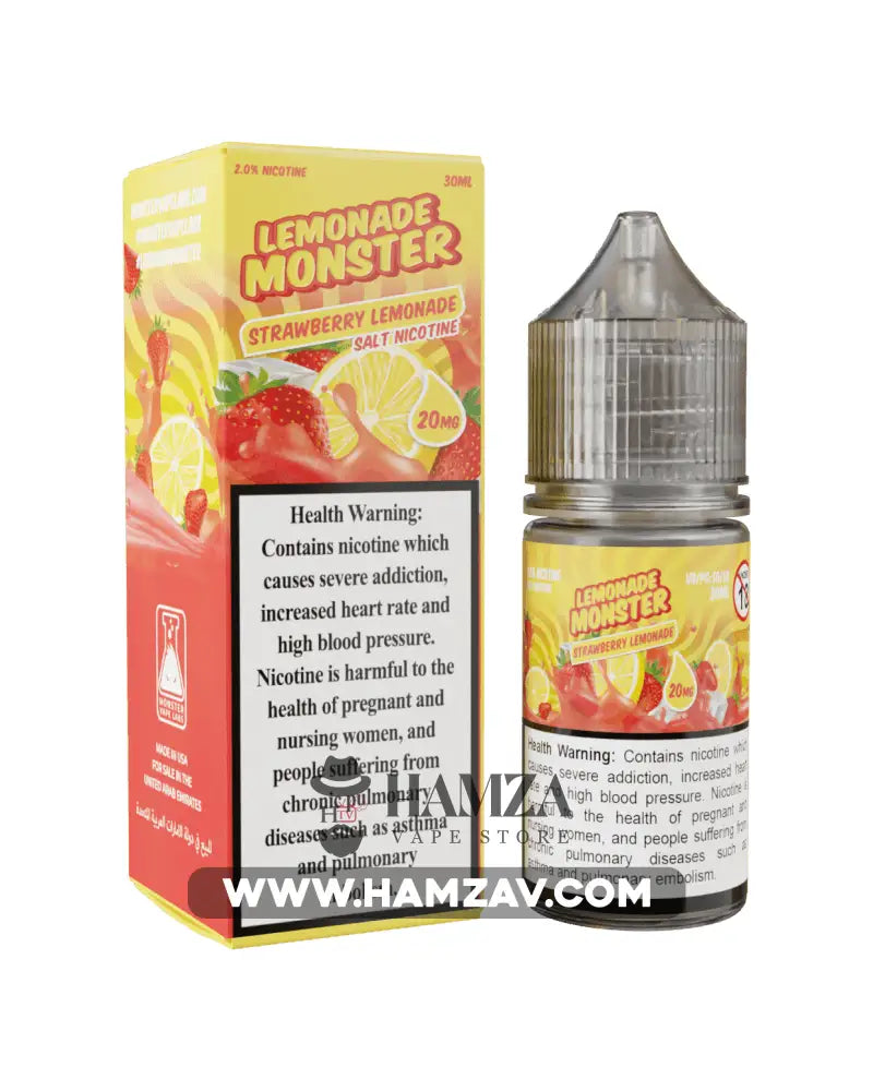 Lemonade Monster Saltnic Strawberry - Premium Liquid