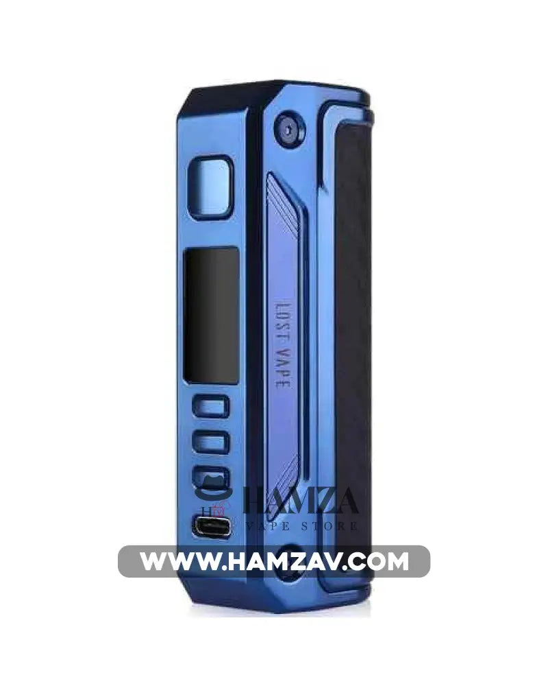 Lost Vape Quest Thelema Solo Mod - Sierra Blue Carbon Fiber Mods