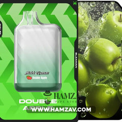 Malek El Zaman Disposable 10000 Puffs Double Apple - ملك الزمان ديسبوزابل تفاحتين