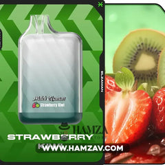 Malek El Zaman Disposable 10000 Puffs Strawberry Kiwi - ملك الزمان ديسبوزابل فراولة كيوي