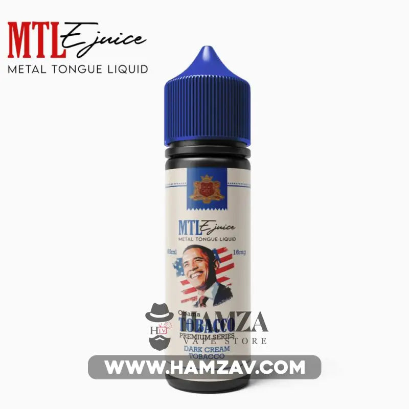 Metal Tongue E Liquid Mtl Dark Cream Tobacco - ميتال تانج توباكو دارك كريم Egyptian